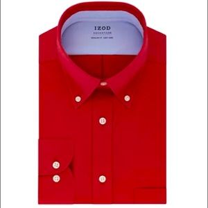IZOD Advantage Cool FX Regular Check Print Dress Shirt